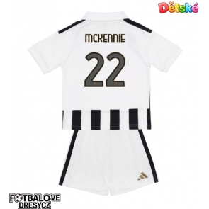 Juventus Weston McKennie #22 Dětské Domácí dres komplet 2026-27 Krátký Rukáv (+ trenýrky)